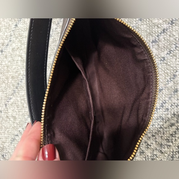 NWOT Coach Payton Hobo In Signature Canvas Brown Black Purse - Picture 5 of 9